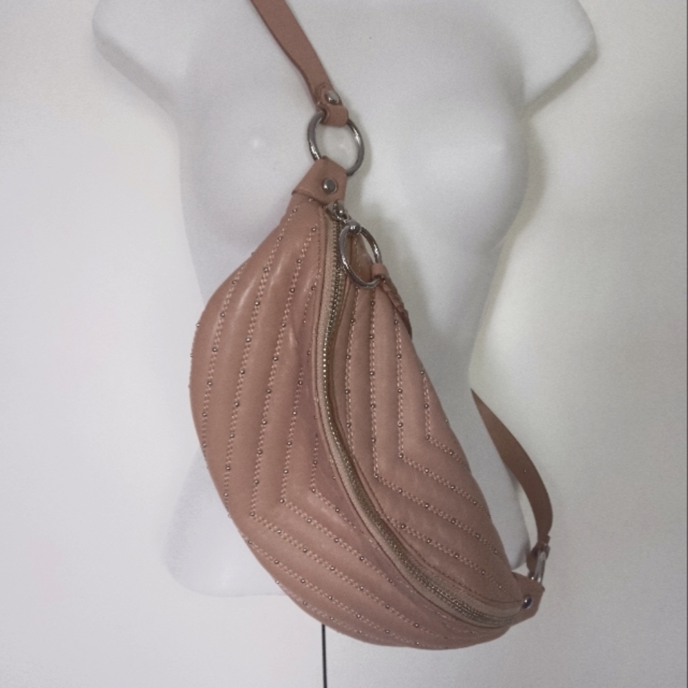 REBECCA MINKOFF Edie Large Leather Sling Belt Bag